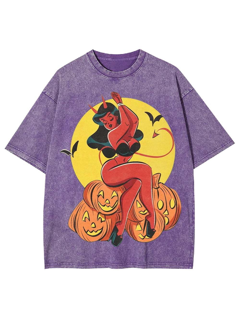 Pumpkins and the Evil Sprite Washed Tshirt