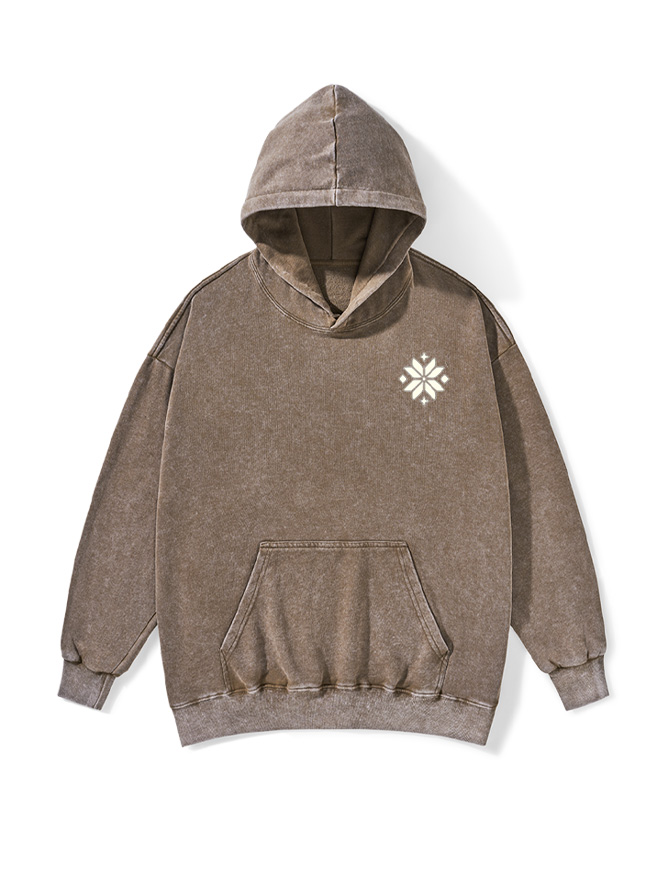 SKELETON WASHED HOODIE