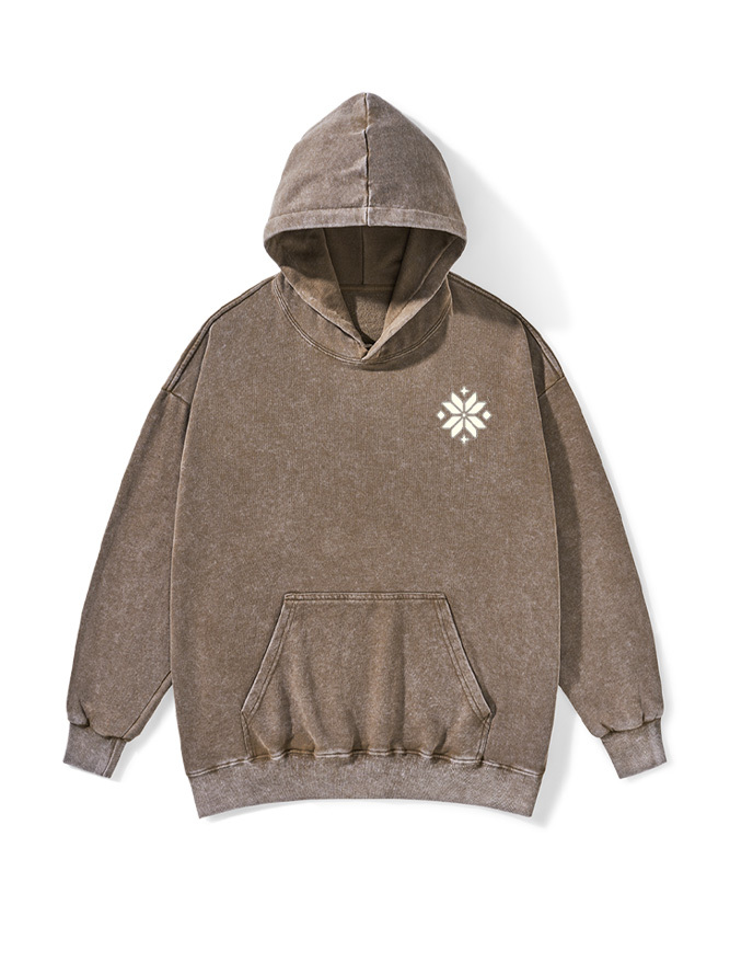 SKELETON WASHED HOODIE