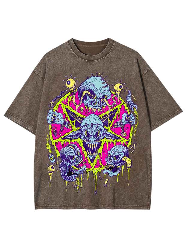 Neon Nightmare Washed Tshirt