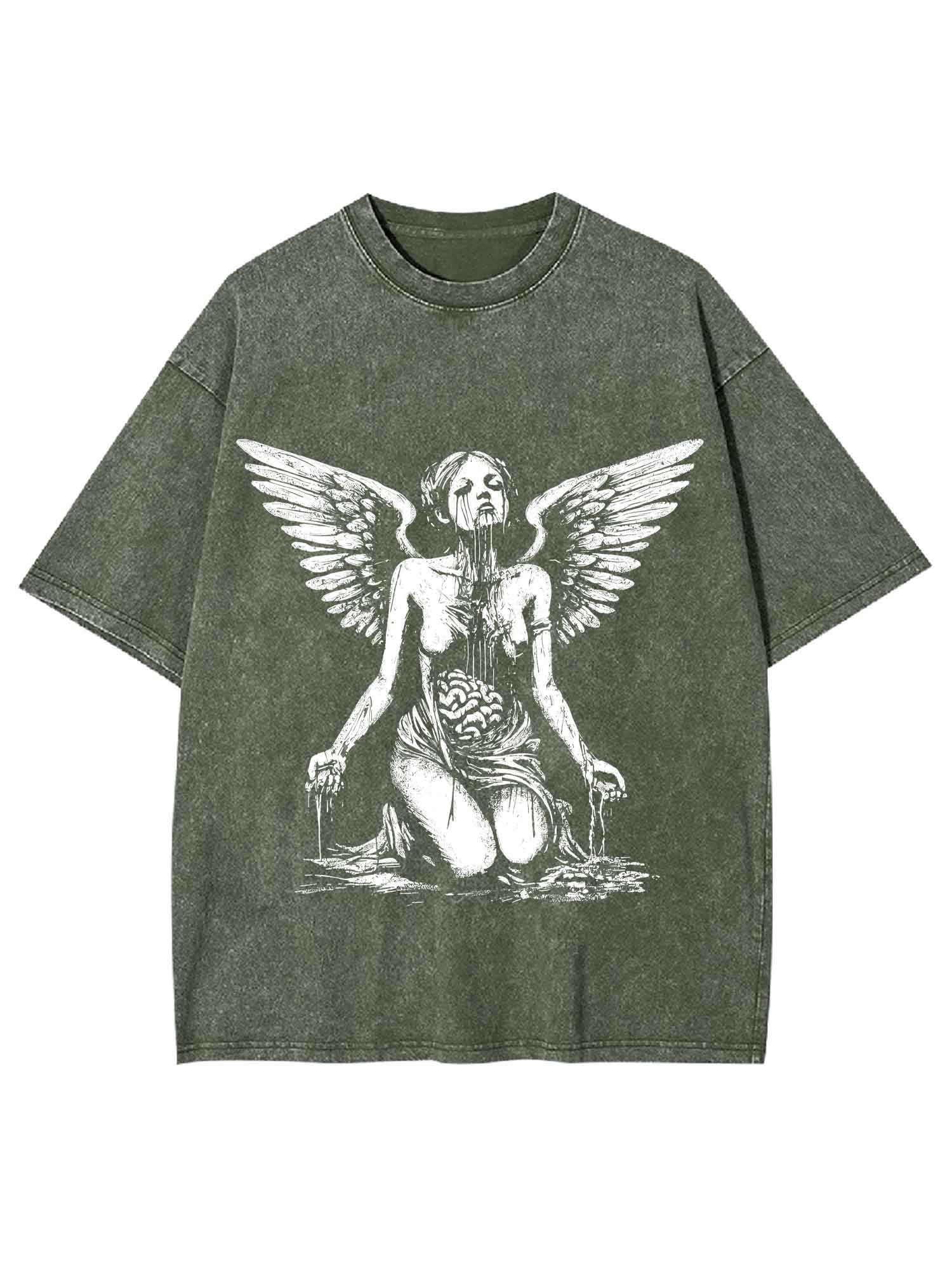 Macabre Angel Washed Tshirt