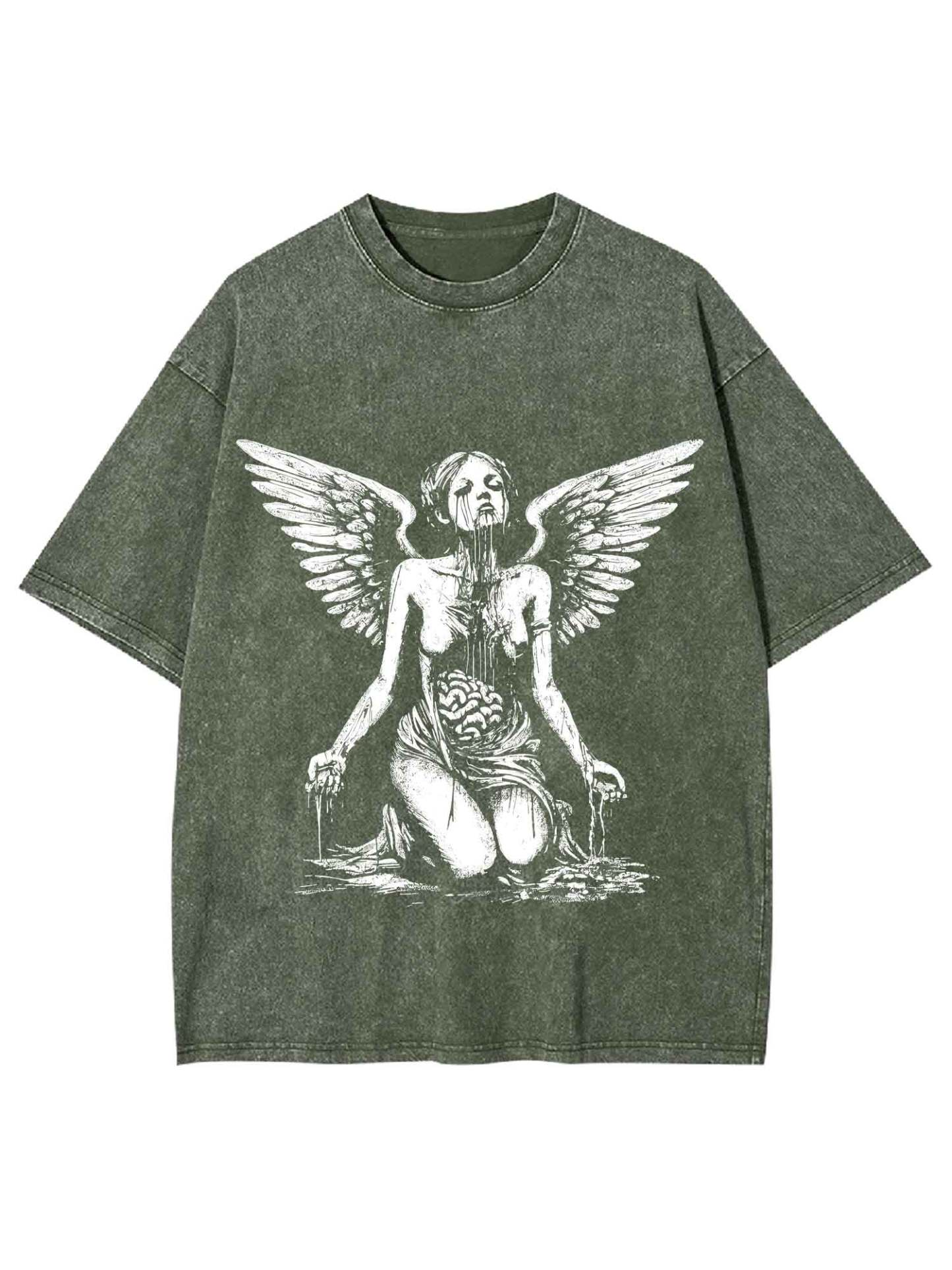 Macabre Angel Washed Tshirt