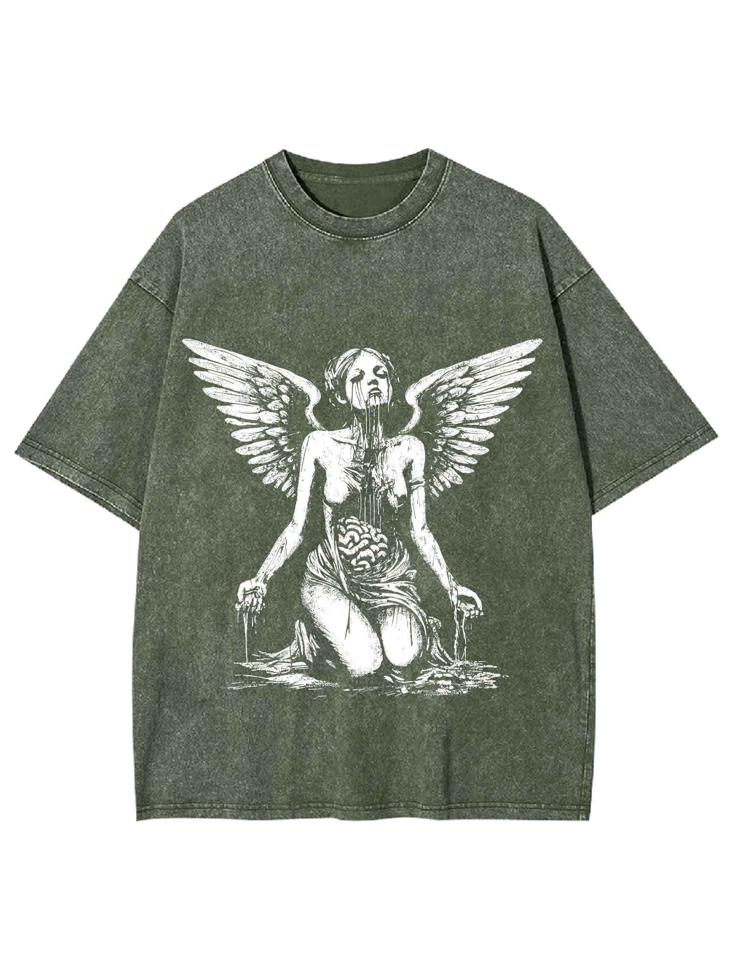 Macabre Angel Washed Tshirt