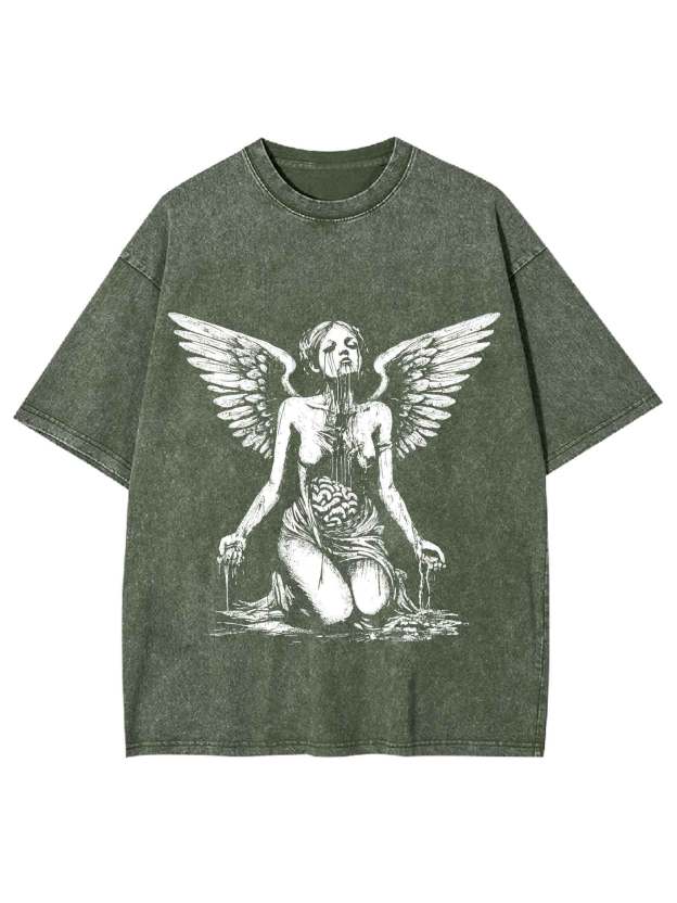 Macabre Angel Washed Tshirt