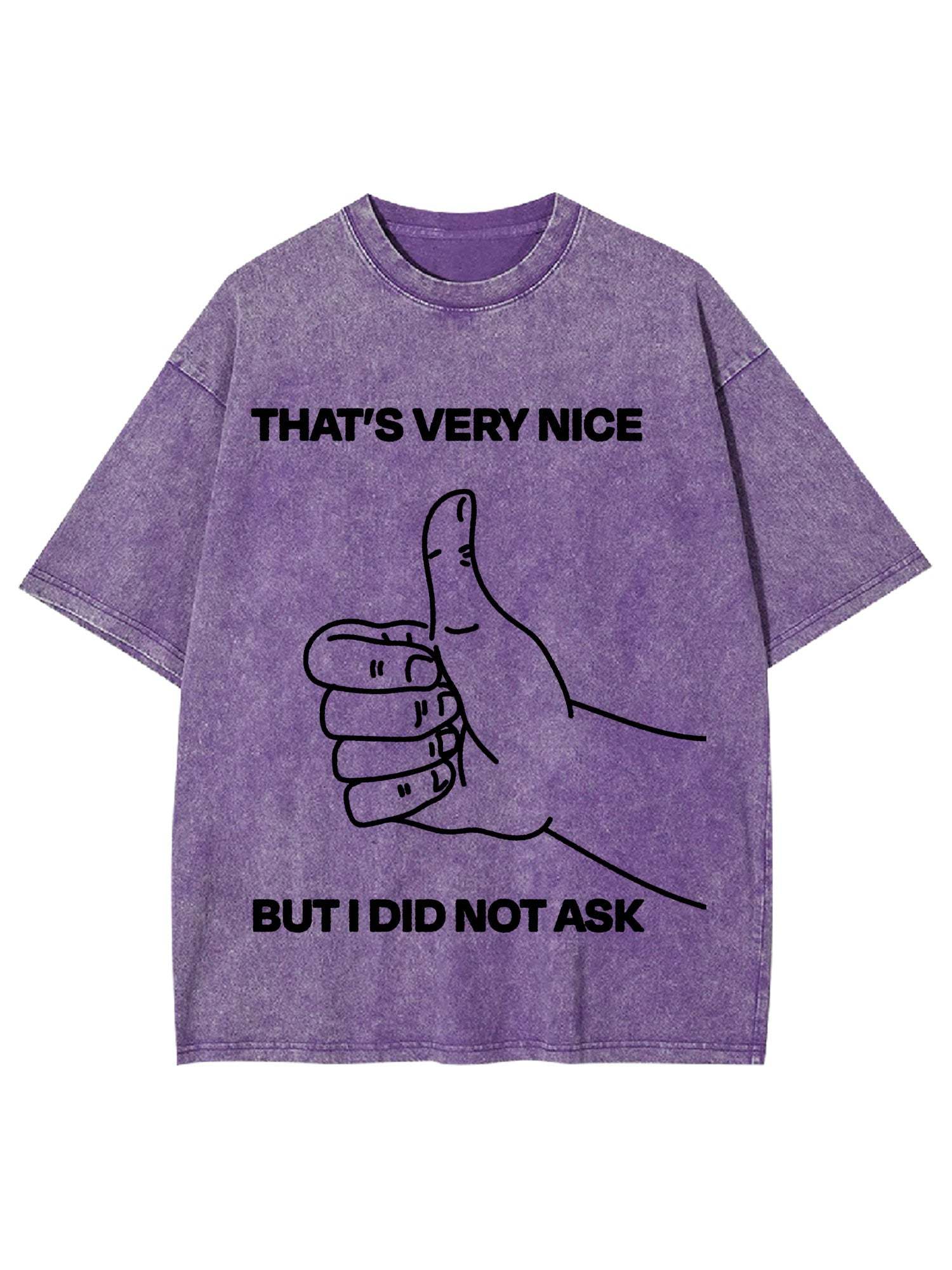 That's Very Nice But I Did Not Ask Washed Tshirt