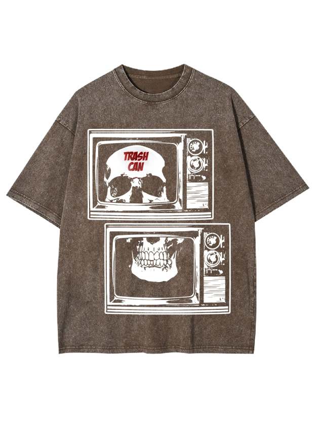 Trash Can Washed Tshirt