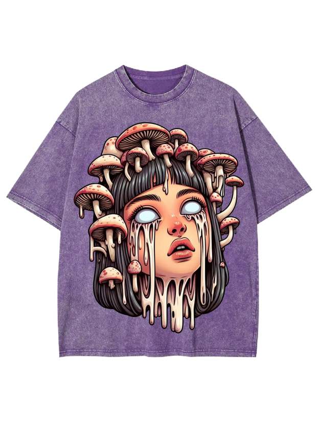 MELTING GIRL WASHED TSHIRT