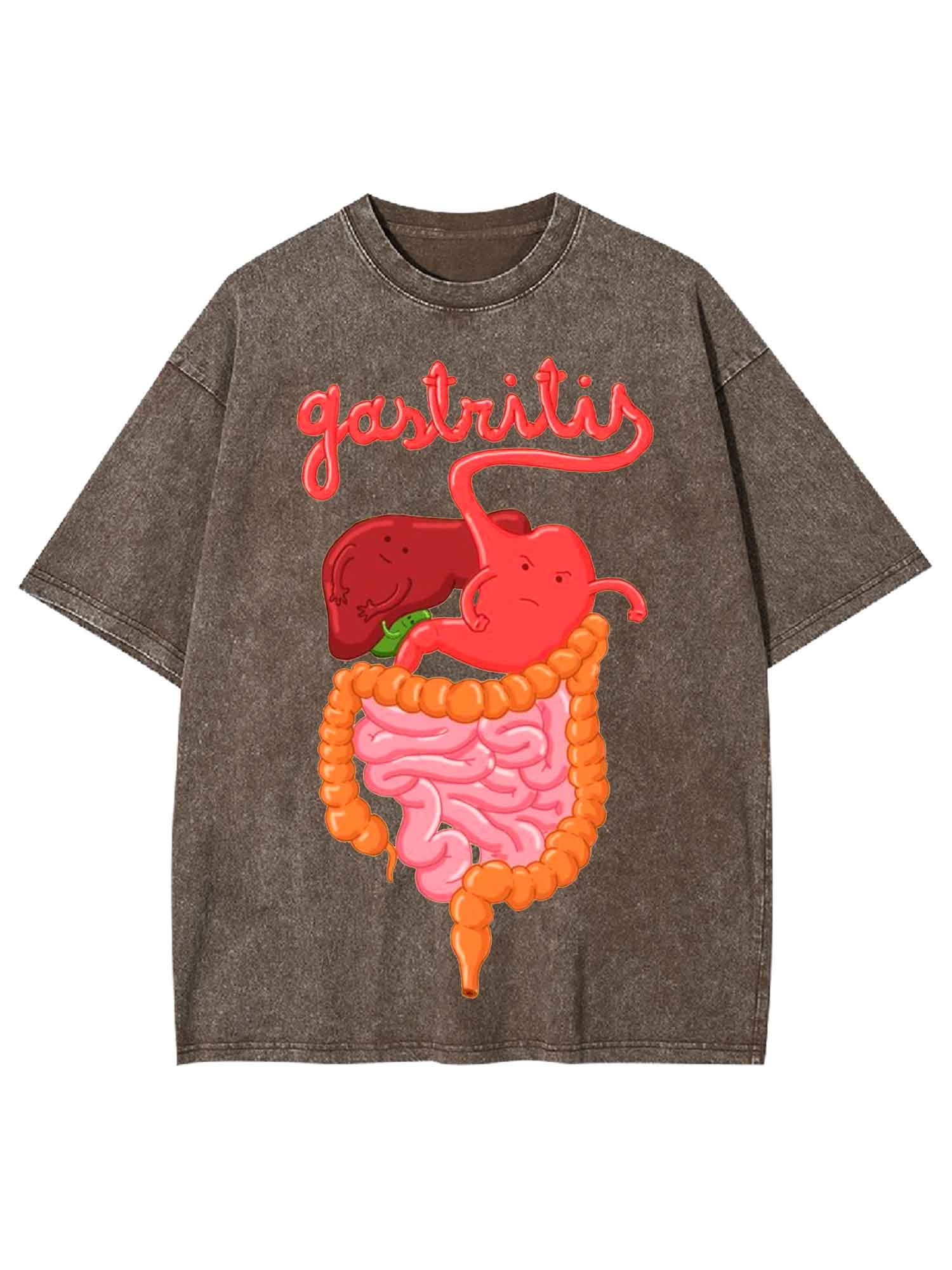 Angry Stomach Washed Tshirt