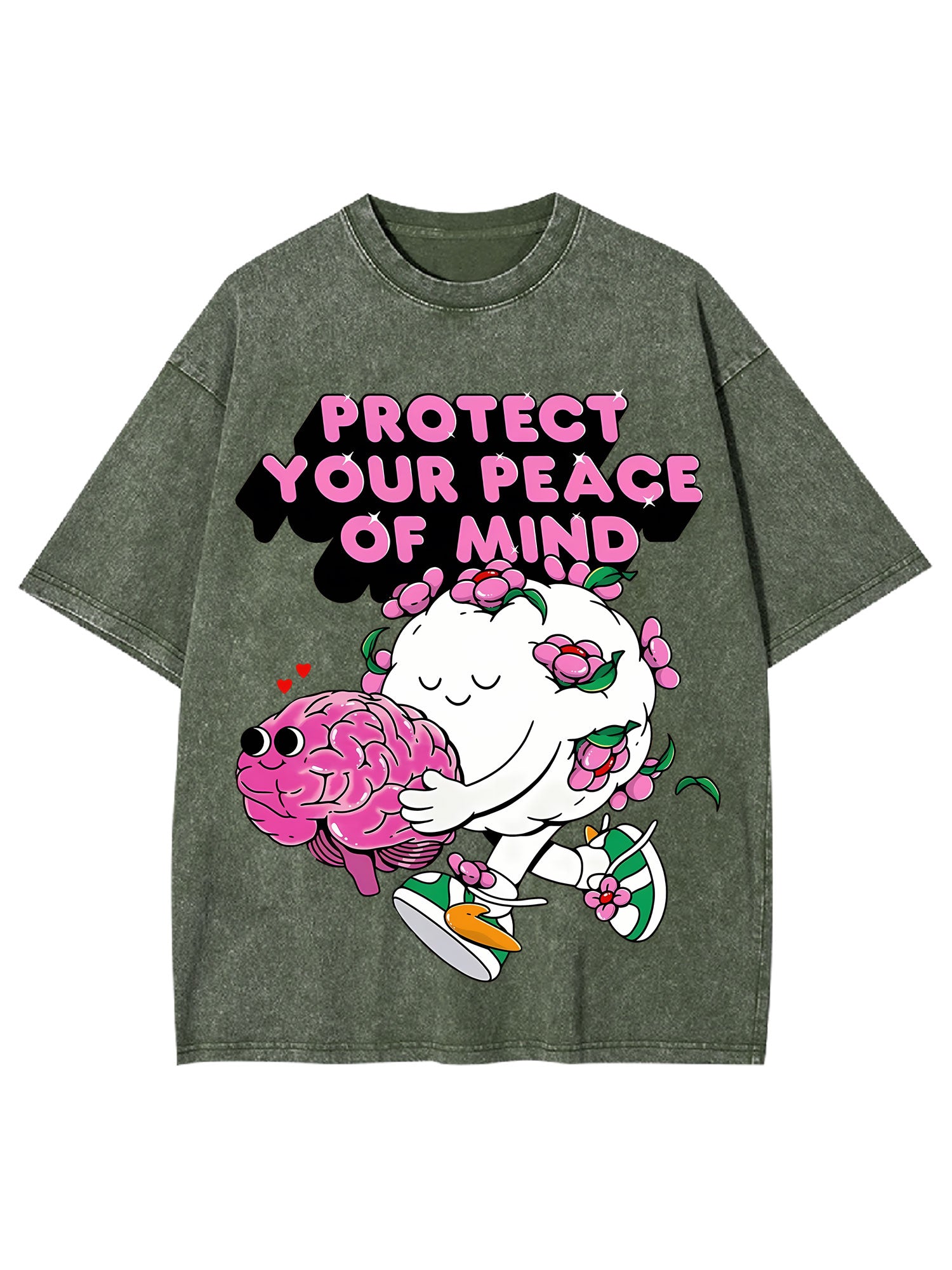 Protect Your Peace Of Mind Washed Tshirt