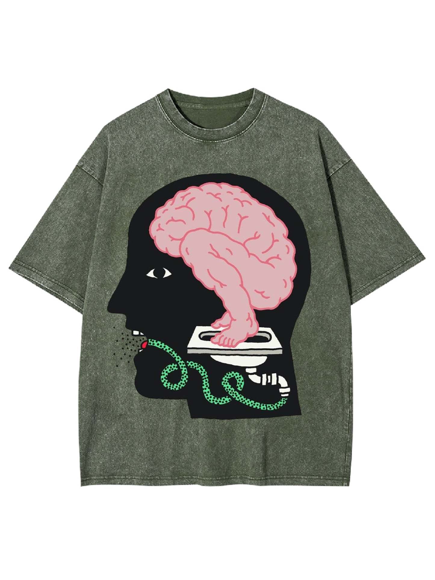 Nice Talk Washed Tshirt-ClassyOutlaw Sale