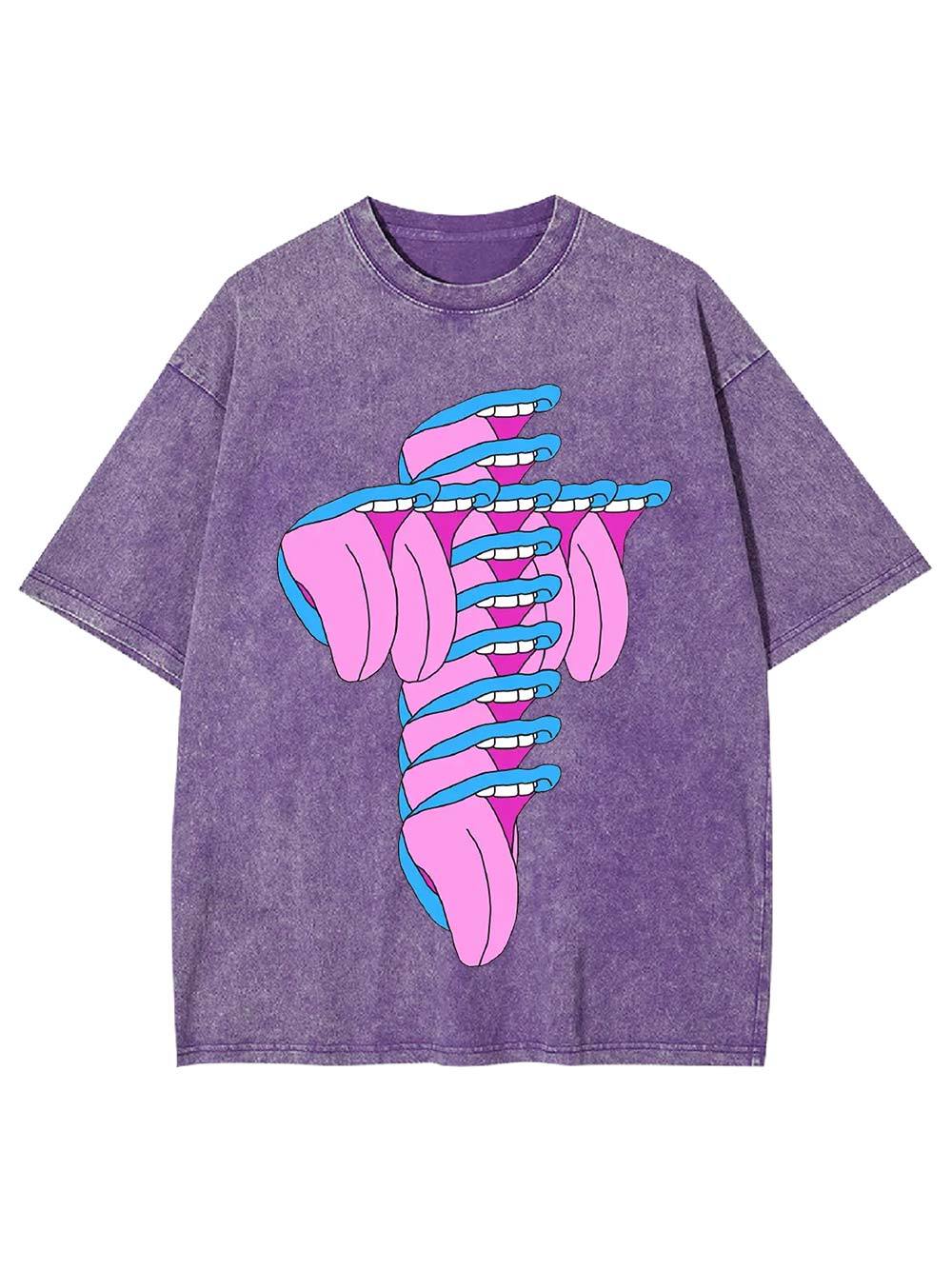 Tangled Tongues Washed Tshirt