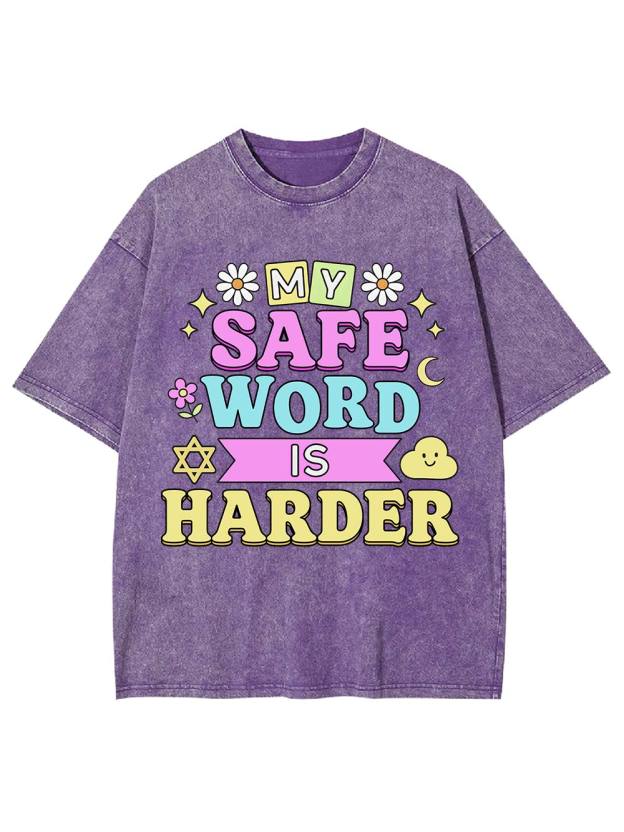 Safe Word Washed Tshirt