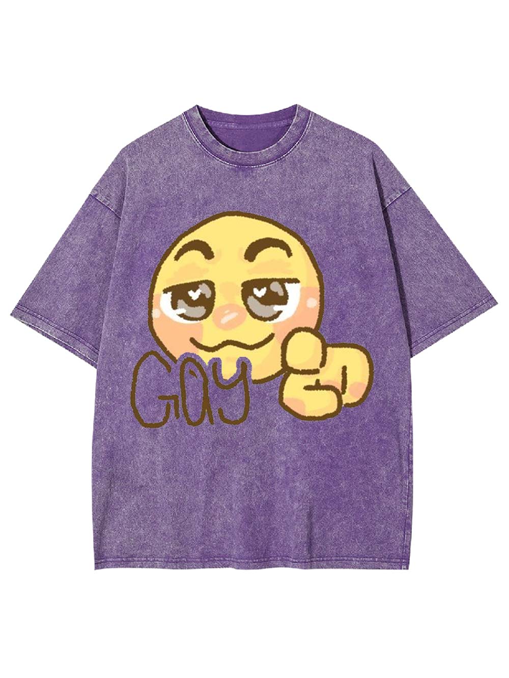 Playful Expression Washed Tshirt