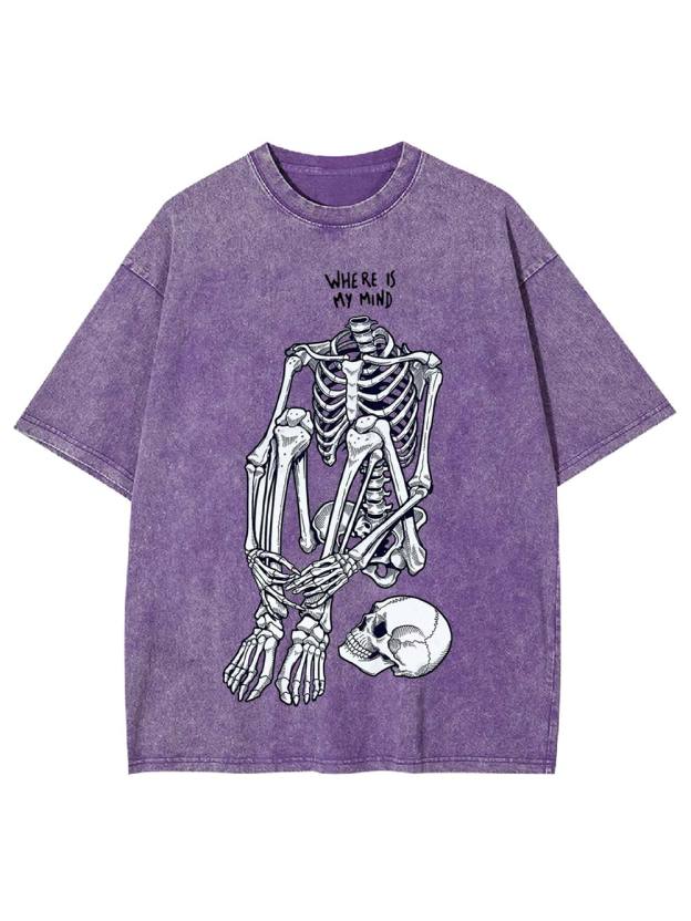 Where Is My Mind Washed Tshirt