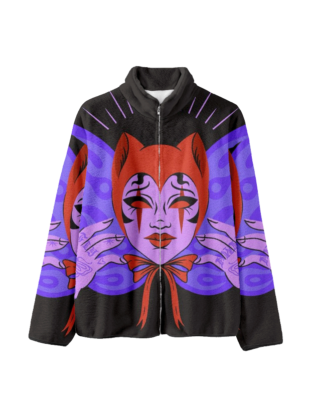 Mystic Mask Illusion Fleece Jacket