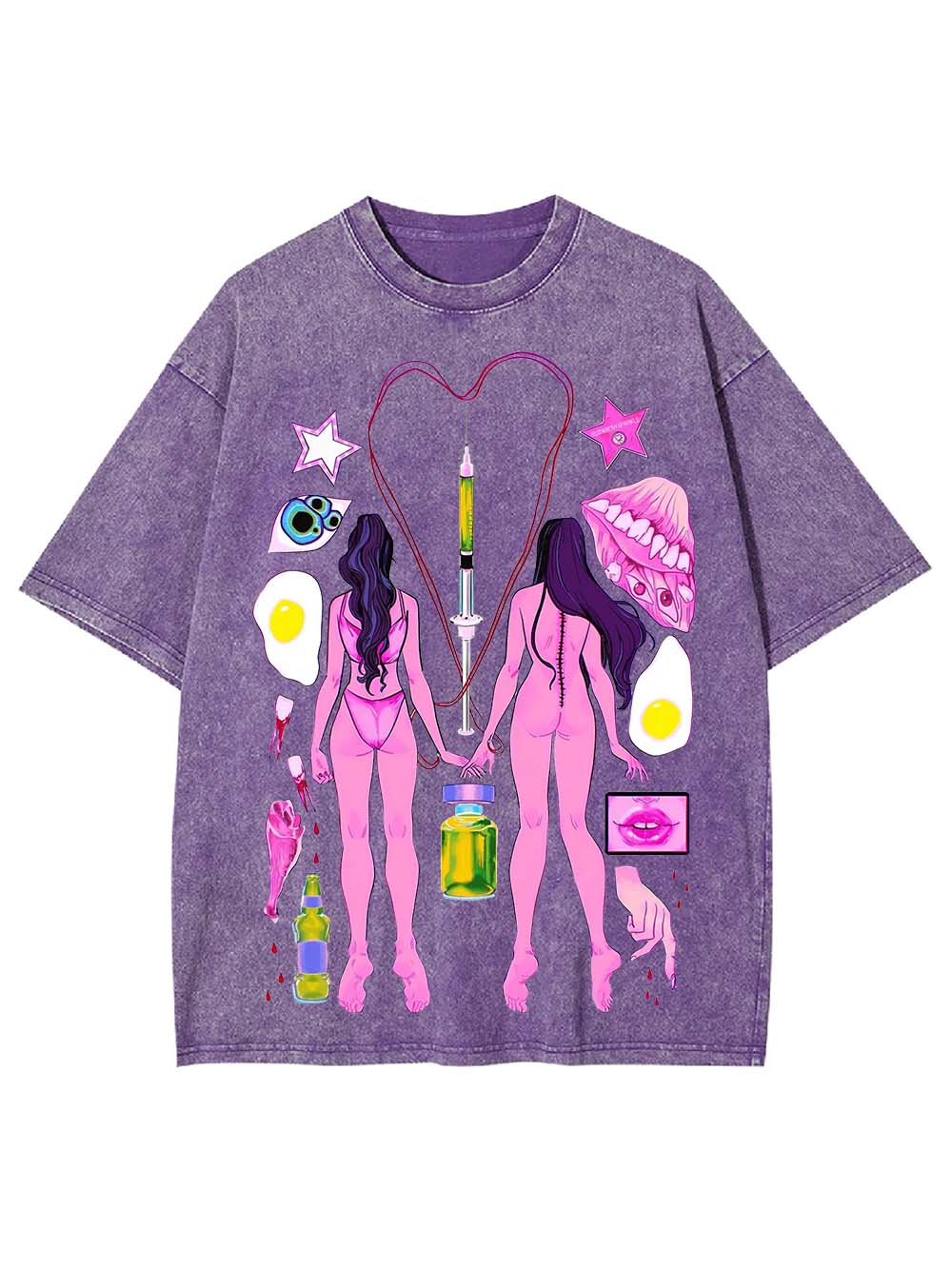 MEDICAL ILLUSTION WASHED TSHIRT