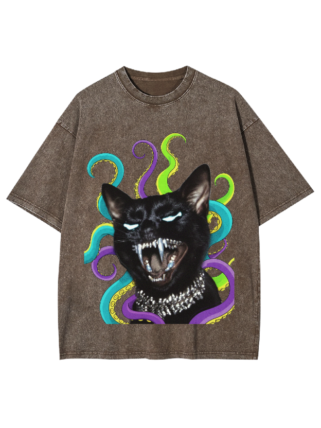 Hiss and Claw Washed Tshirt