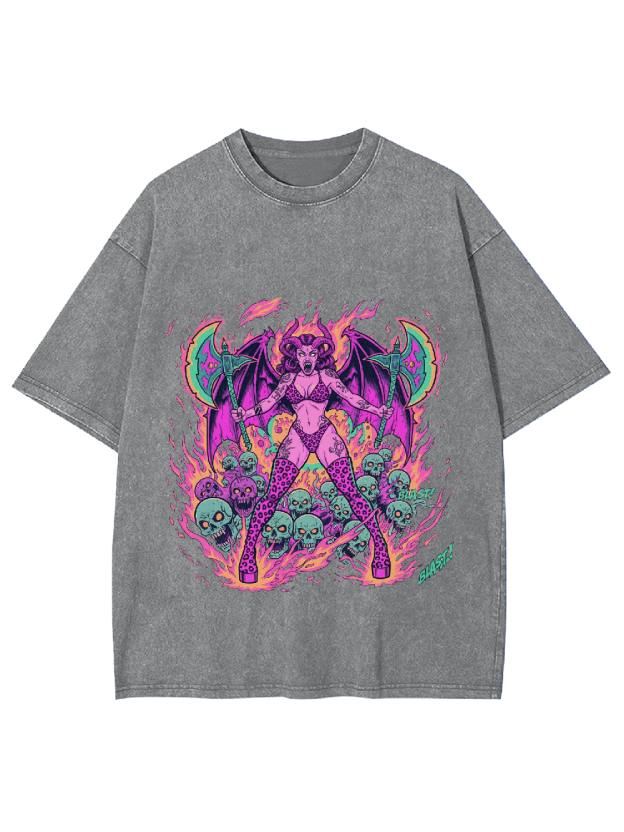 Infernal Queen Washed Tshirt