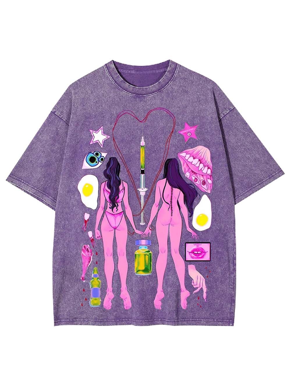 MEDICAL ILLUSTION WASHED TSHIRT