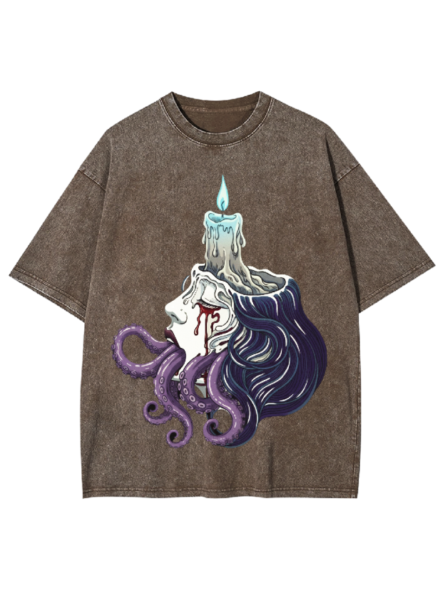 Abyssal Flame Washed Tshirt