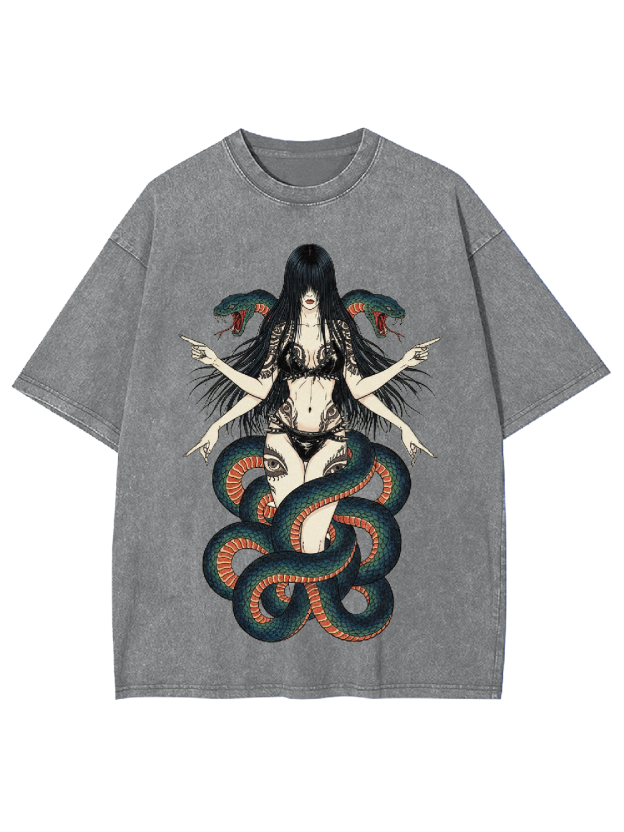 Serpent Goddess Washed Tshirt