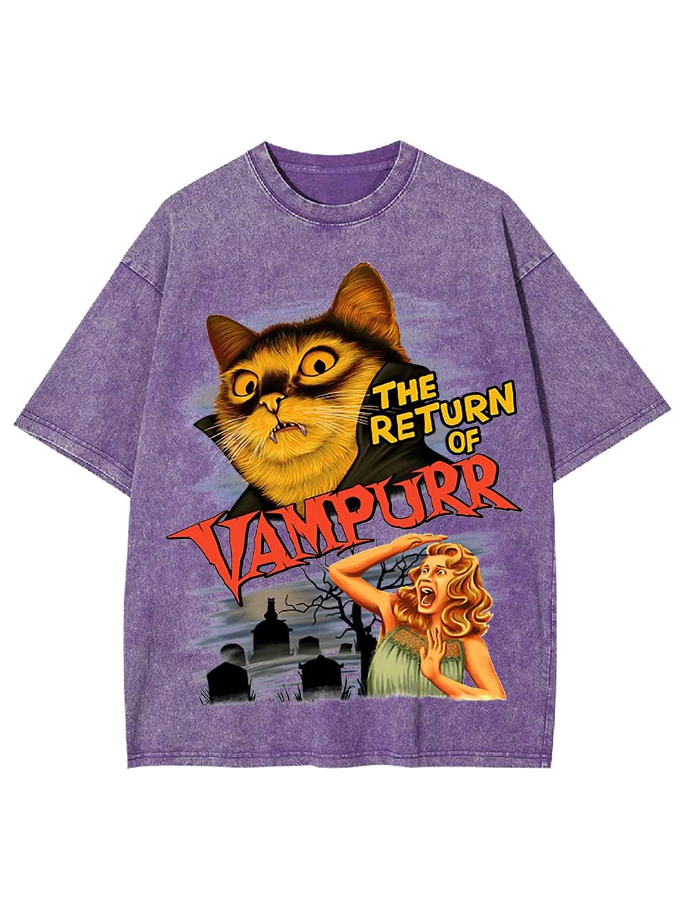 The Return Of Vampurr Washed Tshirt