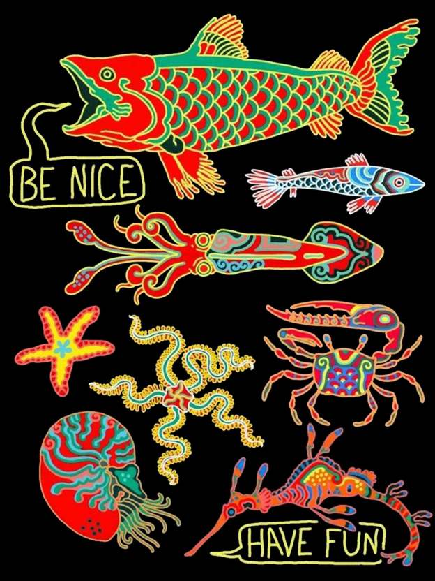 Be Nice Have Fun Washed Tshirt