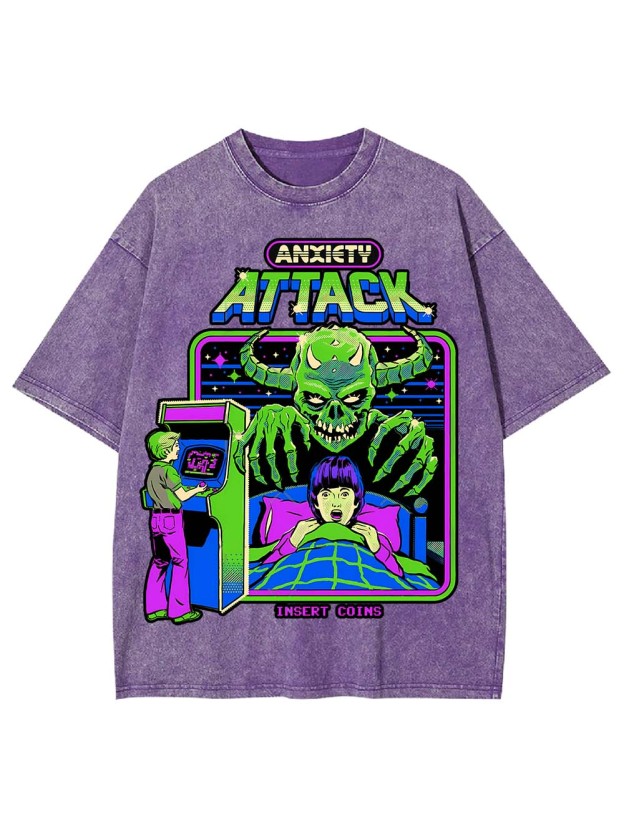 Anxiety Attack Washed Tshirt