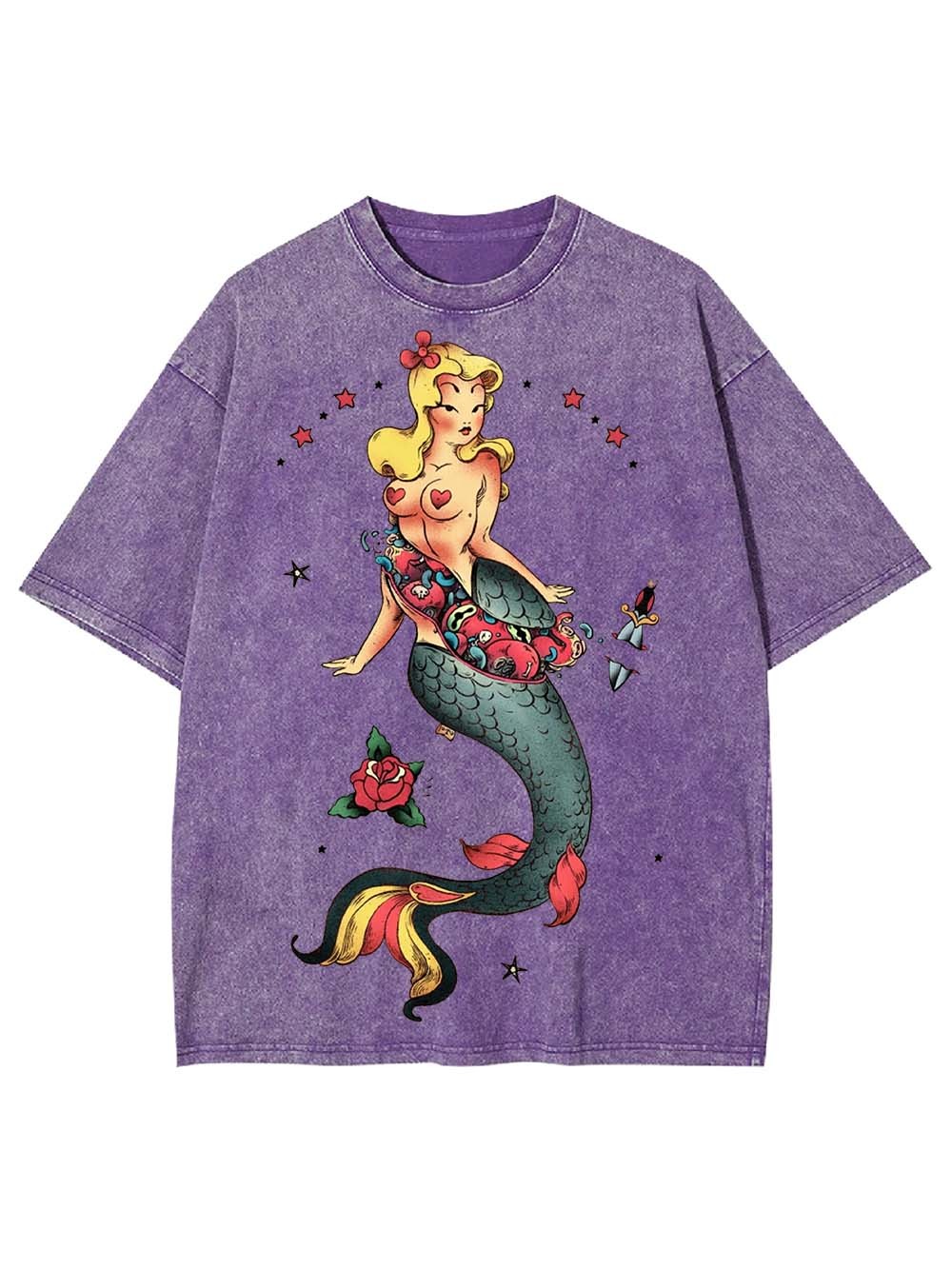 The Broken Mermaid Washed Tshirt