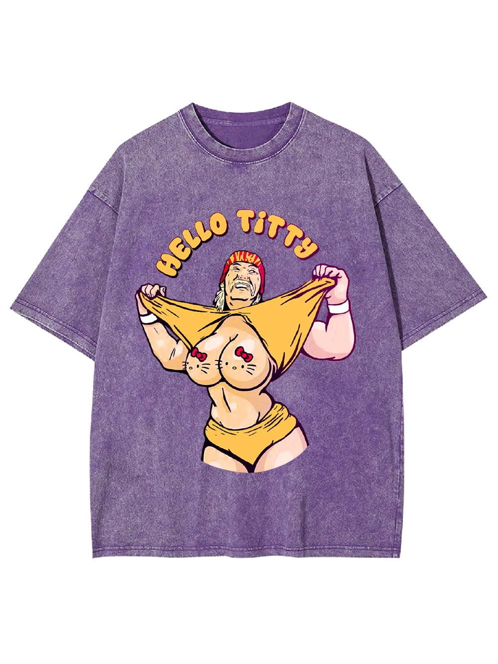 "Playful Parody Unveiled" Washed Tshirt