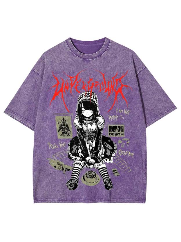 Not Ready to Say Goodbye Washed Tshirt