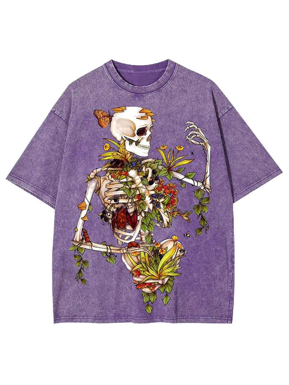 Floral Rebirth Washed Tshirt