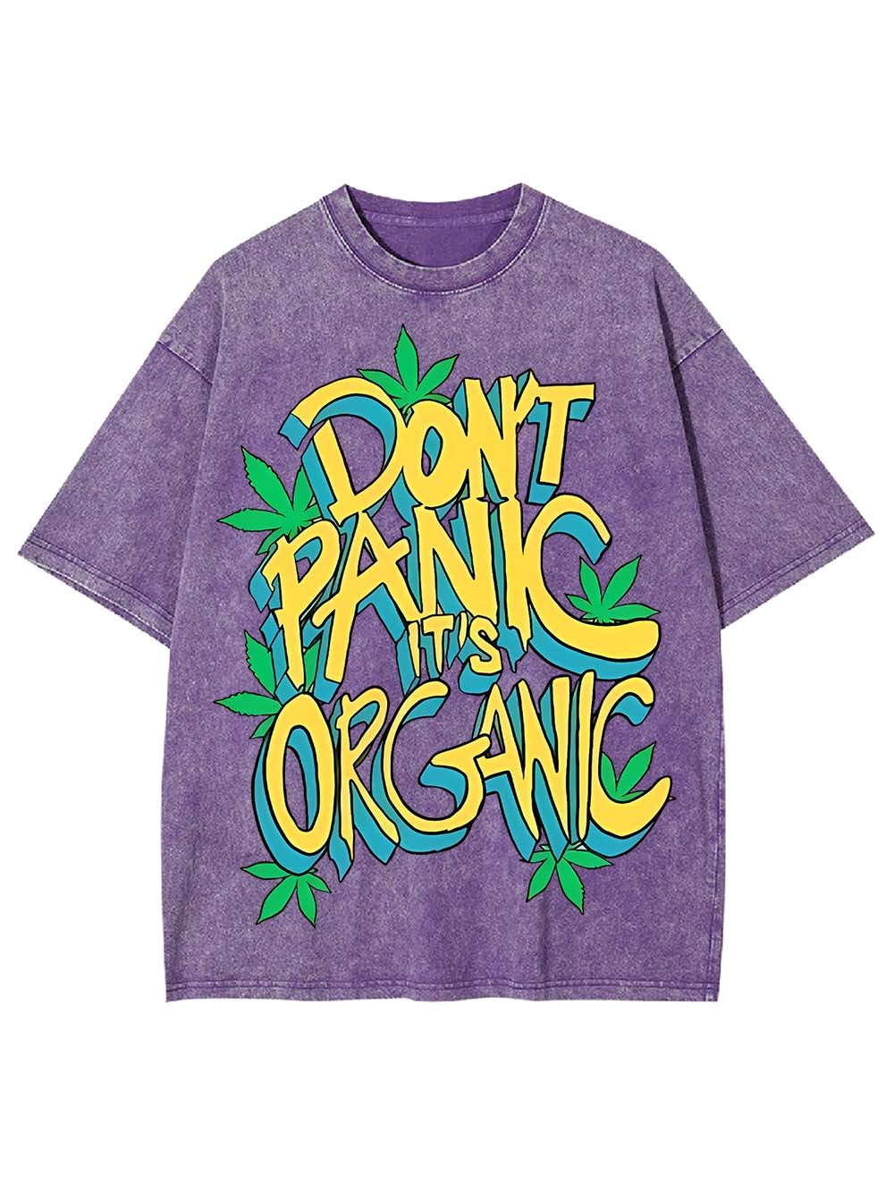 DON'T PANIC IT'S ORGANIC WASHED TSHIRT