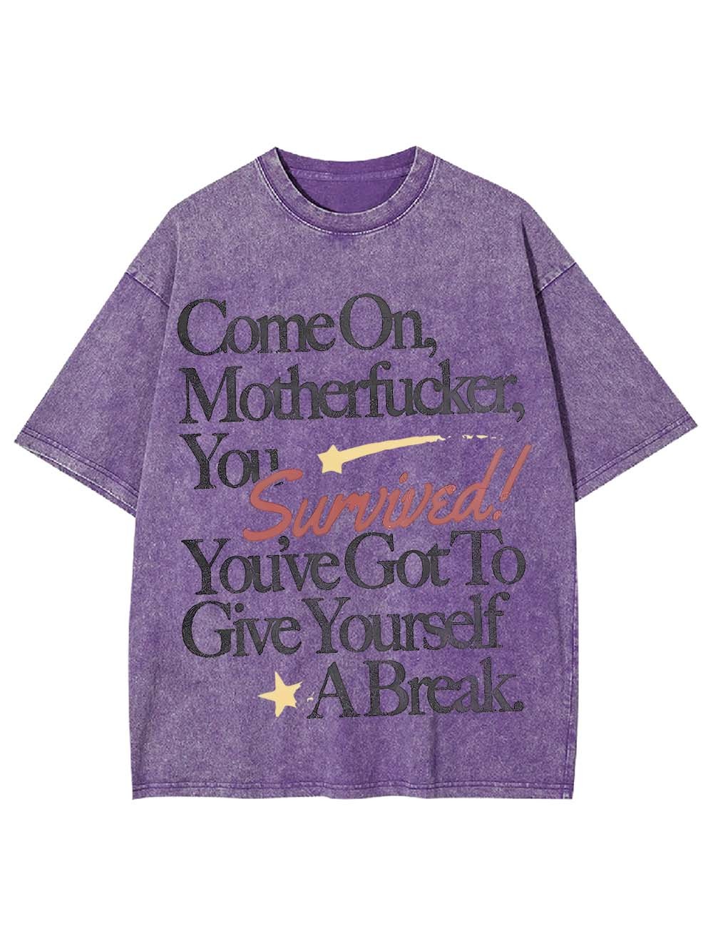 CELEBRATE YOUR SURVIVAL WASHED TSHIRT