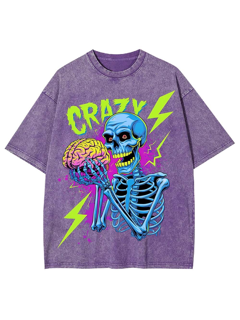 CRAZY MINDS UNLEASHED WASHED TSHIRT