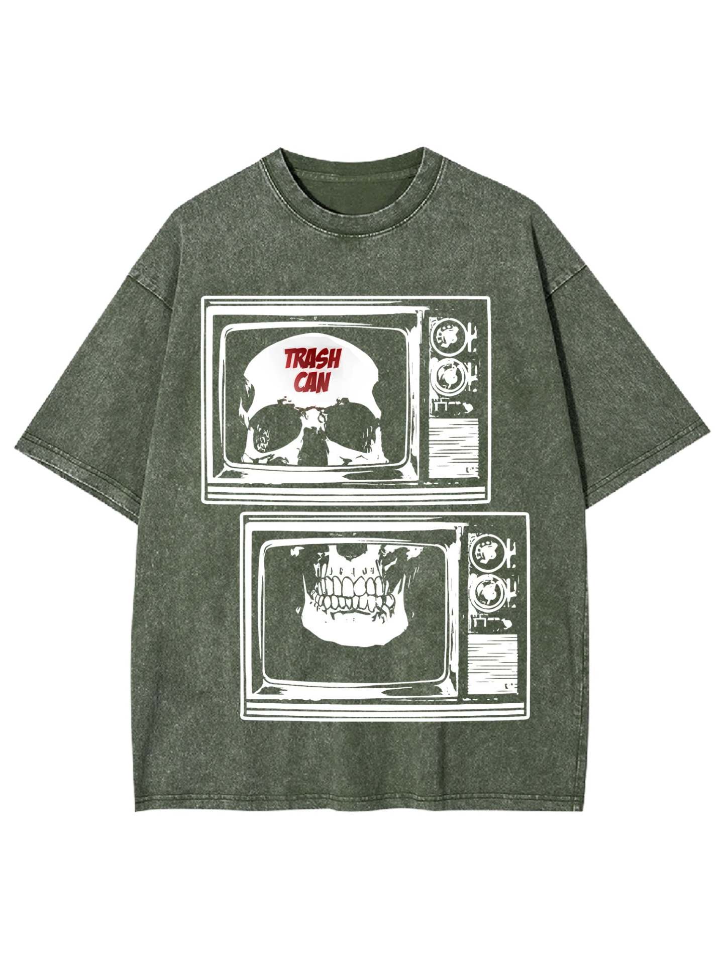 Trash Can Washed Tshirt