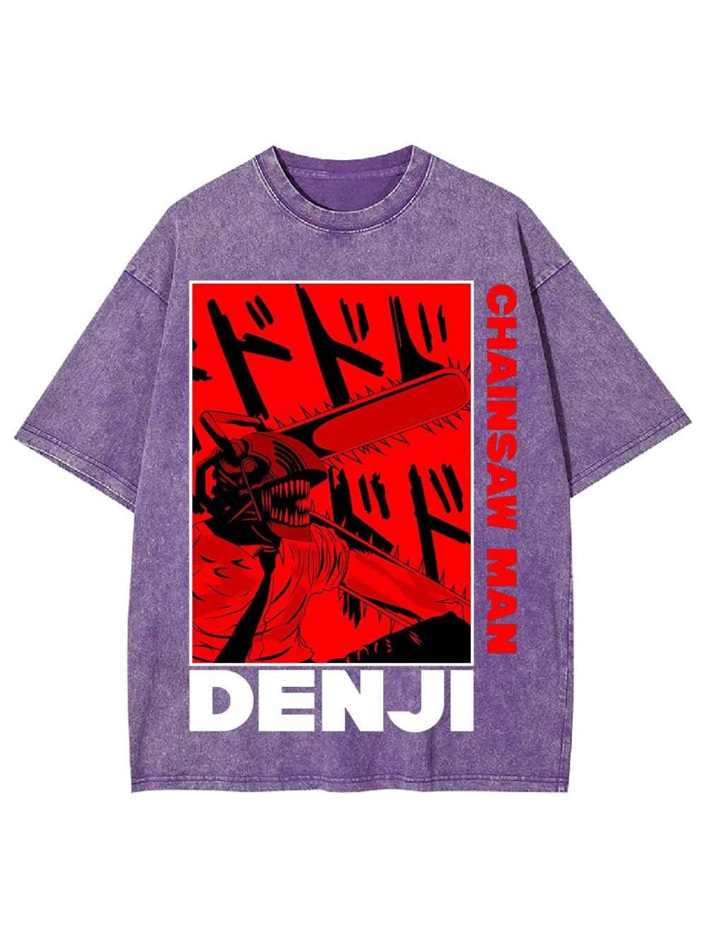 CHAINSAW MAN WASHED TSHIRT