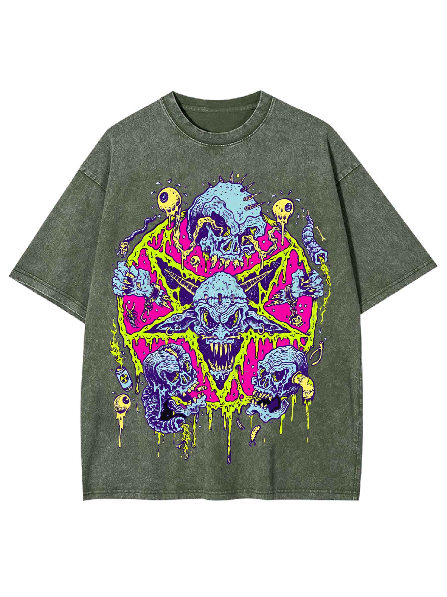 Neon Nightmare Washed Tshirt