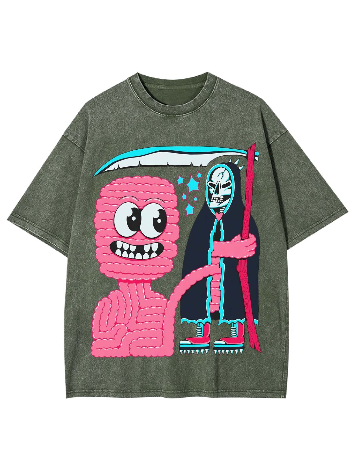 Oh My Gut Washed Tshirt