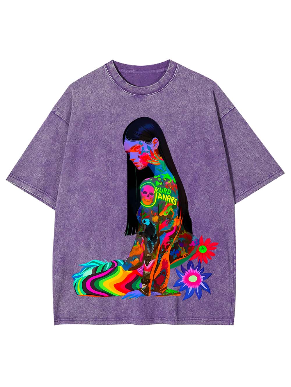 Vibrant Psyche Washed Tshirt