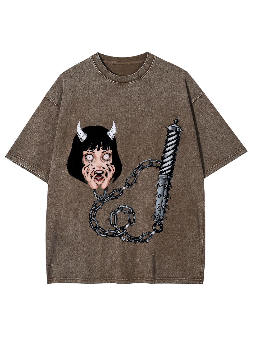 Frightened Demon Washed Tshirt