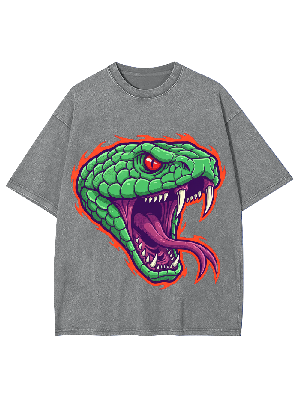 Venomous Snake Washed Tshirt