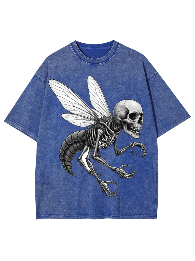 Bonewing Larva Washed Tshirt