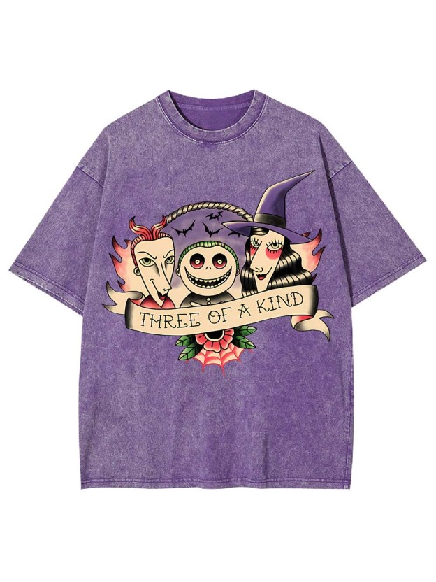 Three Of A Kind Washed Tshirt