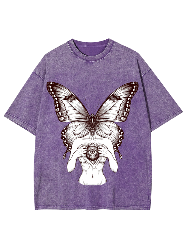 Butterfly Vision Washed Tshirt