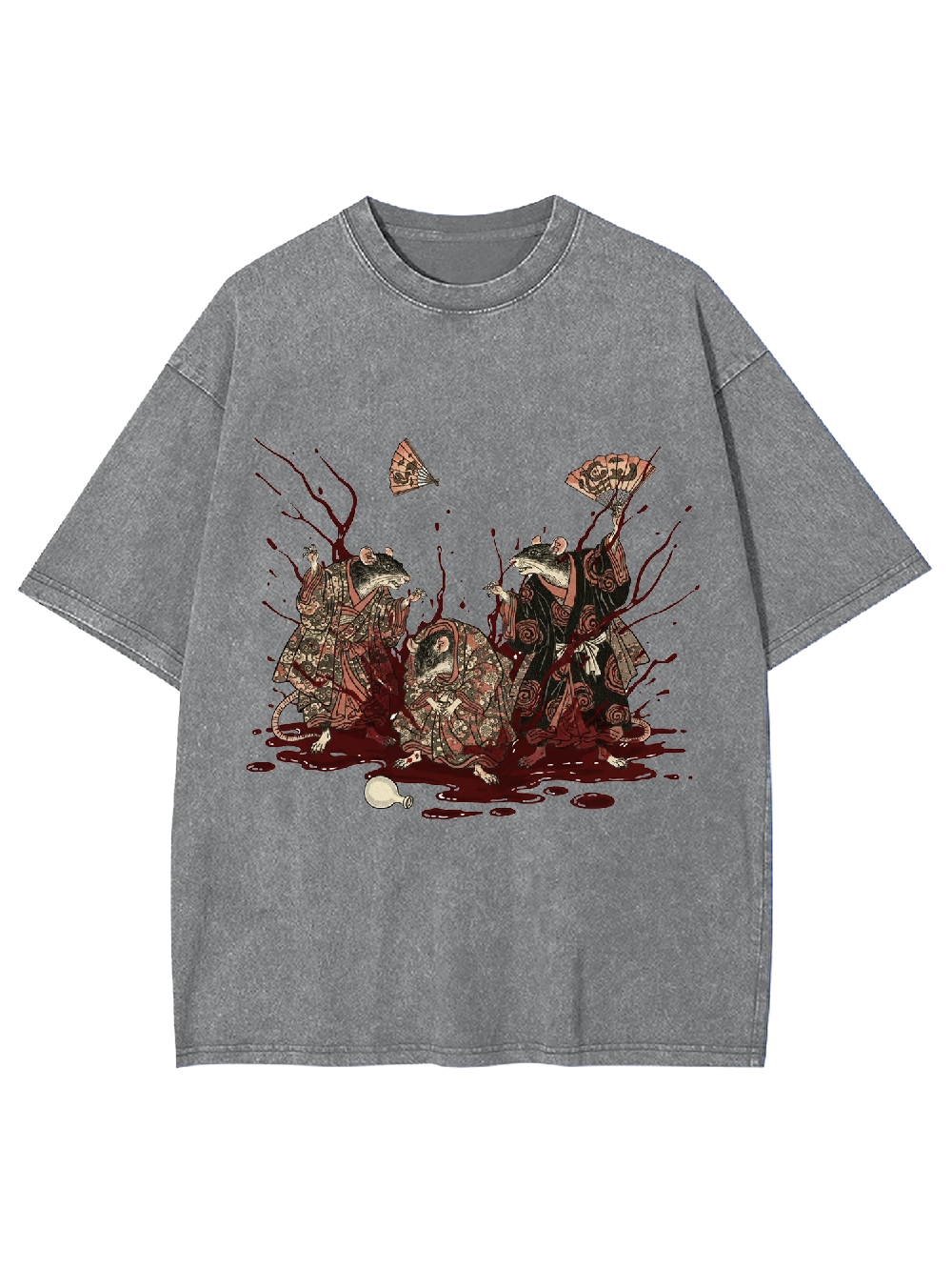 Wa-Style Rat Washed Tshirt