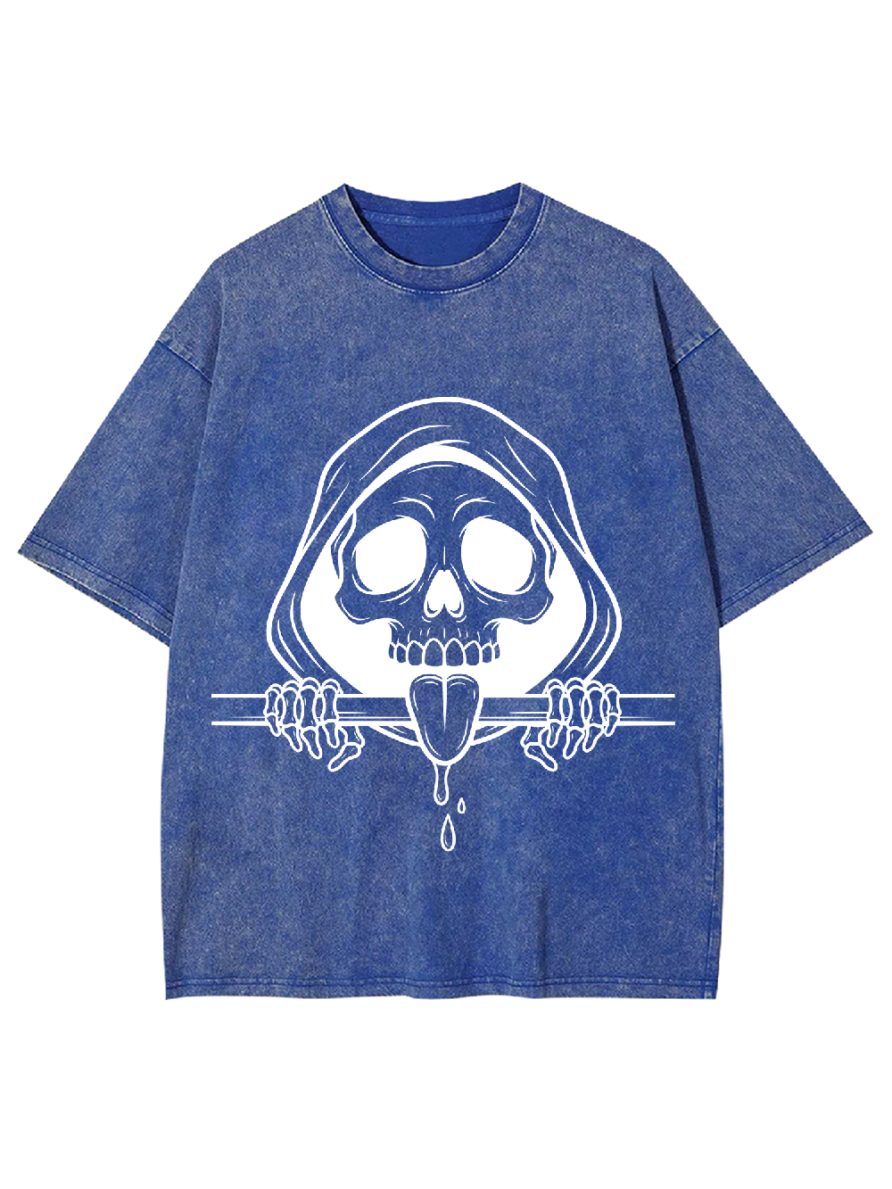 Skull Phantom Lick Washed Tshirt