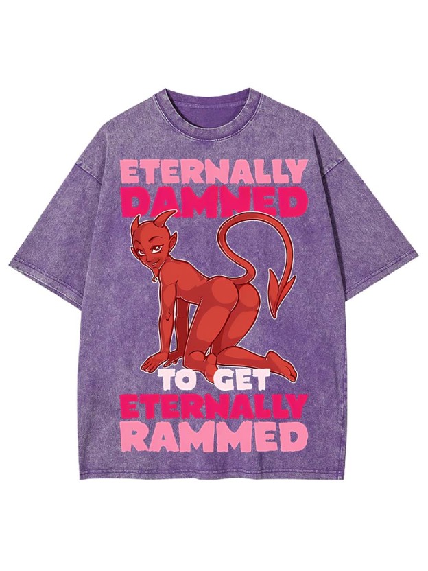 Eternally Damned Washed Tshirt