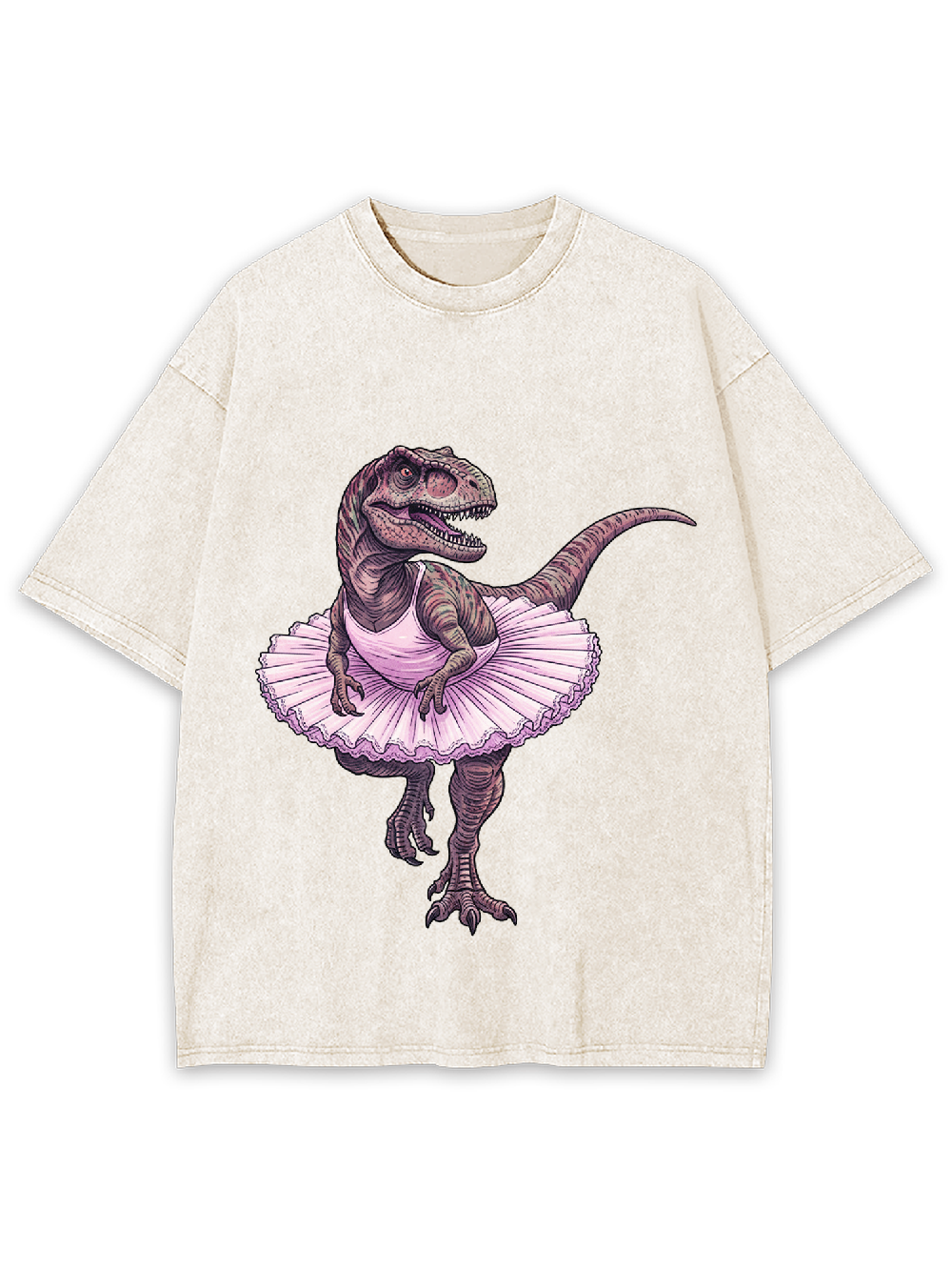 Ballerina T-Rex Washed Tshirt