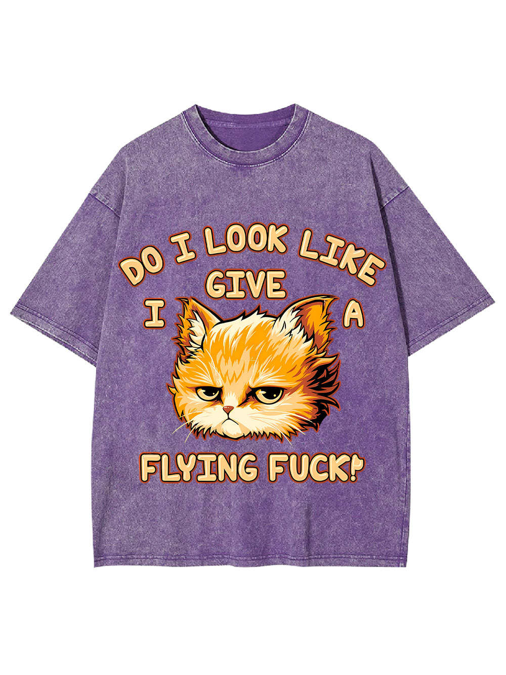 Do I Look Like I Give A Flying F*Ck! Washed Tshirt